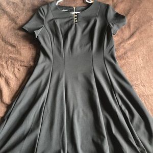 It’s a heavy black dress